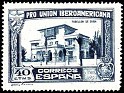 Spain 1930 Pro Union Iberoamericana 40 CTS Blue Edifil 575